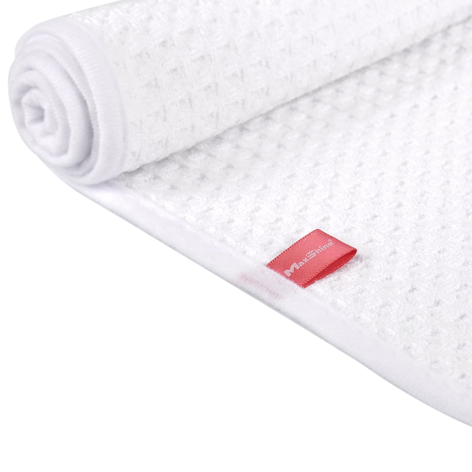 Maxshine 3-Pack Universal Waffle Towels (400GSM, 24" x 36") – Professional Microfiber Drying Cloths for Car Windows, Mirrors & Delicate Surfaces – Lint-Free Auto Detailing Towels