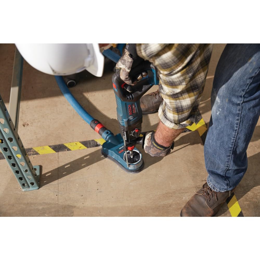 Bosch 18V GBH18V-26DK25 Brushless SDS-plus® Bulldog™ 1 In. Rotary Hammer Kit with (2) CORE18V 4 Ah Advanced Power Batteries