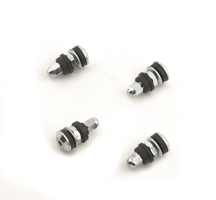 1957MRG Mr Gasket Straight Chrome Tire Valve Stem-4 Per Set