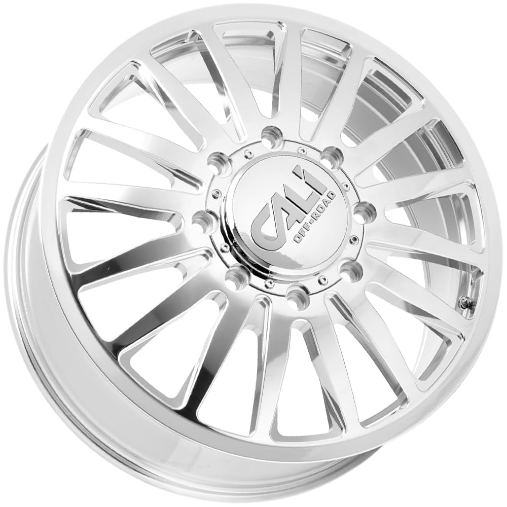 SUMMIT DUALLY Cali Off-Road Gloss Black Wheel with Painted (20 x 8.25 inches /8 x 200 mm, 115 mm Offset)
