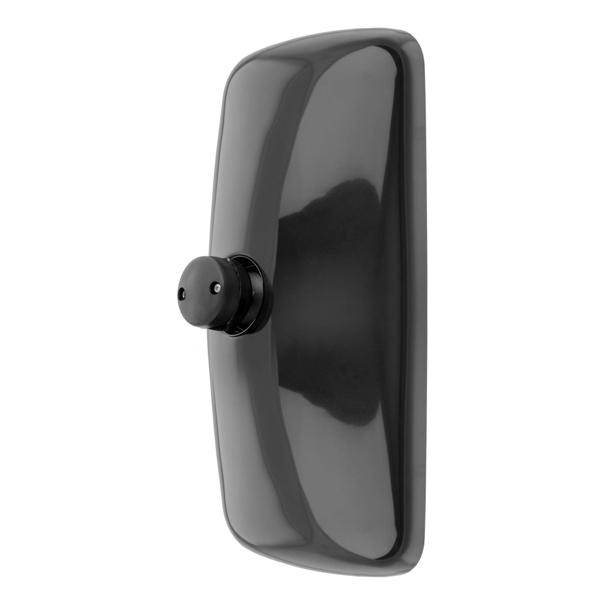 8 x 17-Inch RETRAC Aerodynamic Plastic West Coast Mirror Head, Fits 3/4 to 1-1/4-In Tube, Universal Driver or Passenger Side, Chrome