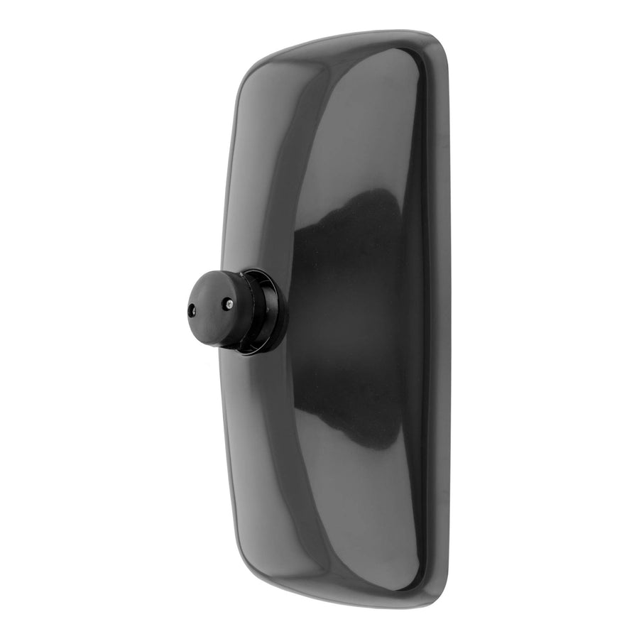 8 x 17-Inch RETRAC Aerodynamic Plastic West Coast Mirror Head, Fits 3/4 to 1-1/4-In Tube, Universal Driver or Passenger Side, Chrome