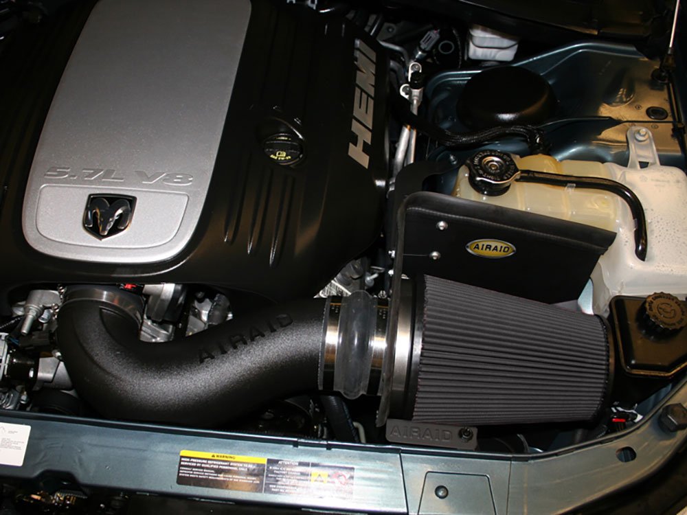 Cold Air Intake System AIRAID by K&N: Increased Horsepower, Dry Synthetic Filter: Compatible with 2005-2010 CHRYSLER/DODGE (300C, Challenger, Charger, Magnum) AIR-352-199