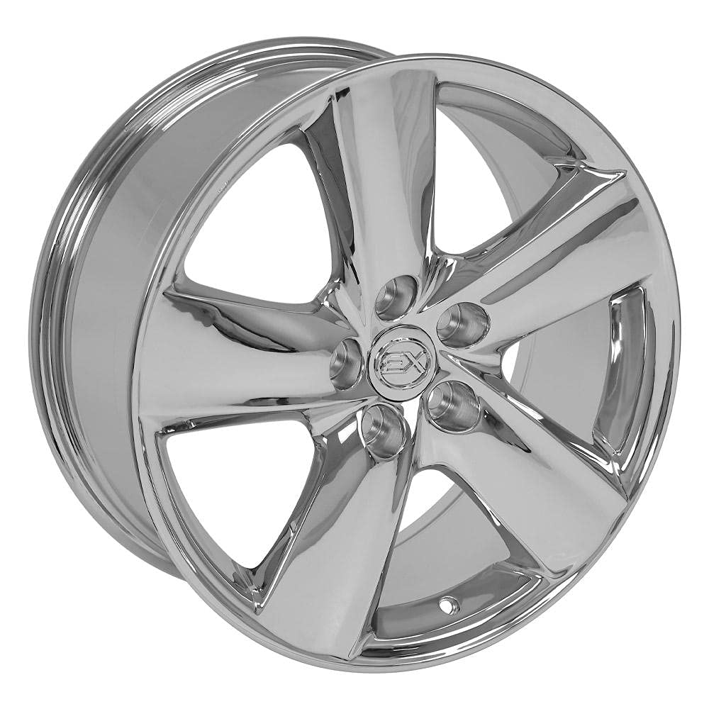 18 Inch OE Wheels LX19 Rim Fits LS460 Style 5x114.3 18x8 Chrome - Hollander 74196 (1)