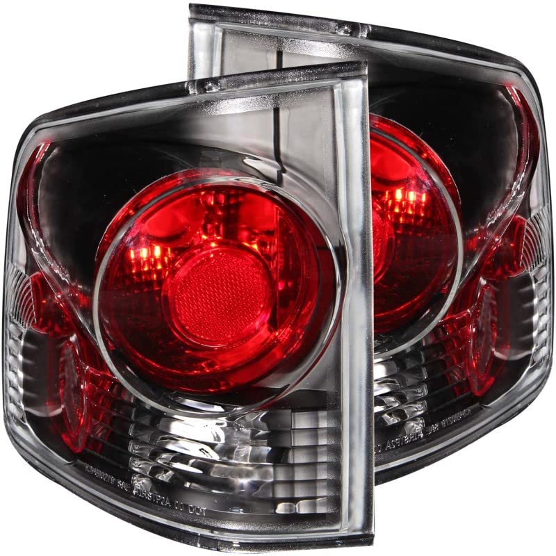 Black Euro Tail Light Set-Clear Lens ANZO USA 211034