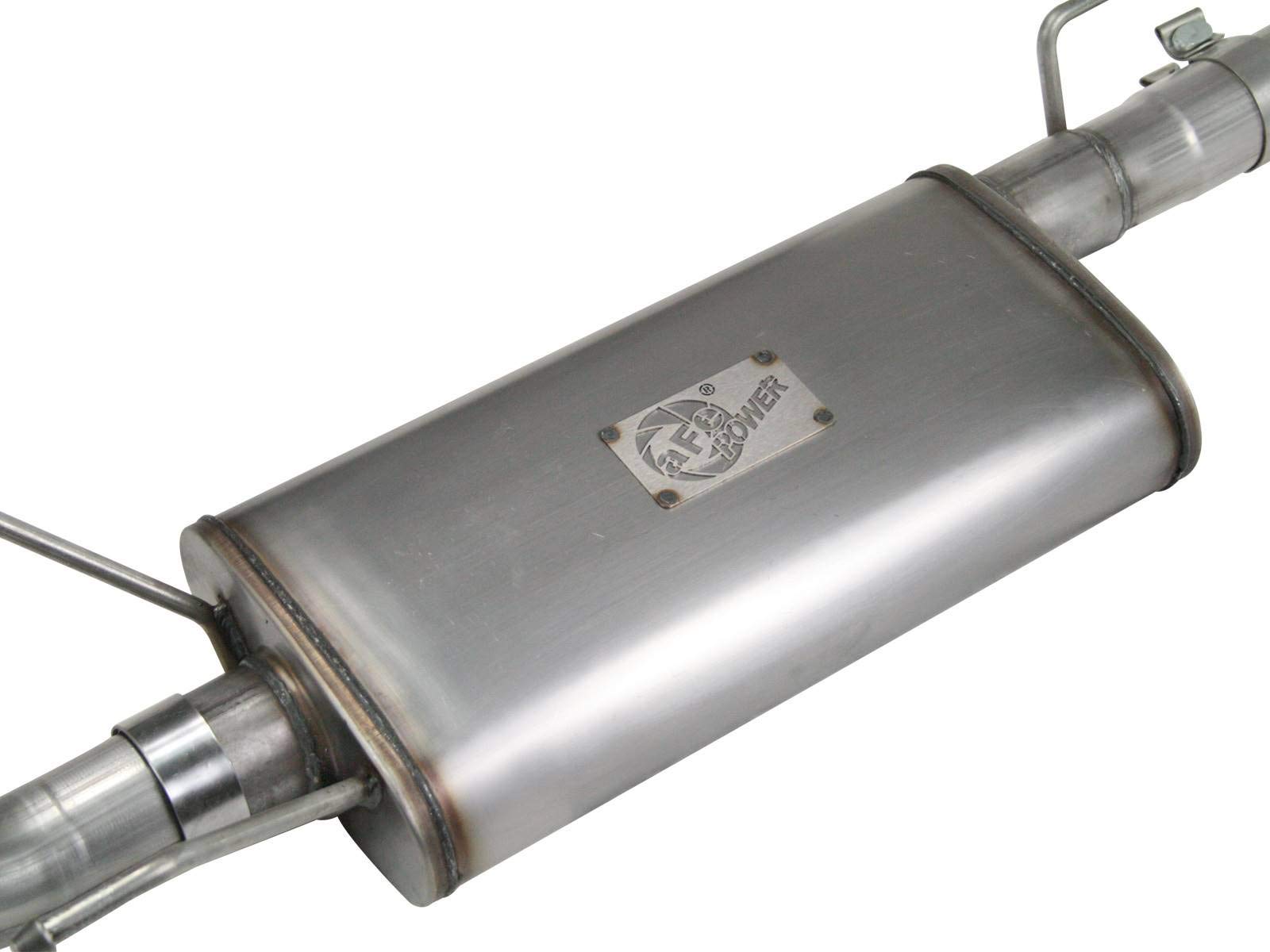 MACH Force-Xp aFe Power (49-46021-B) 2-1/2" Stainless Steel Cat-Back Exhaust System with Black Tip for Toyota Tacoma