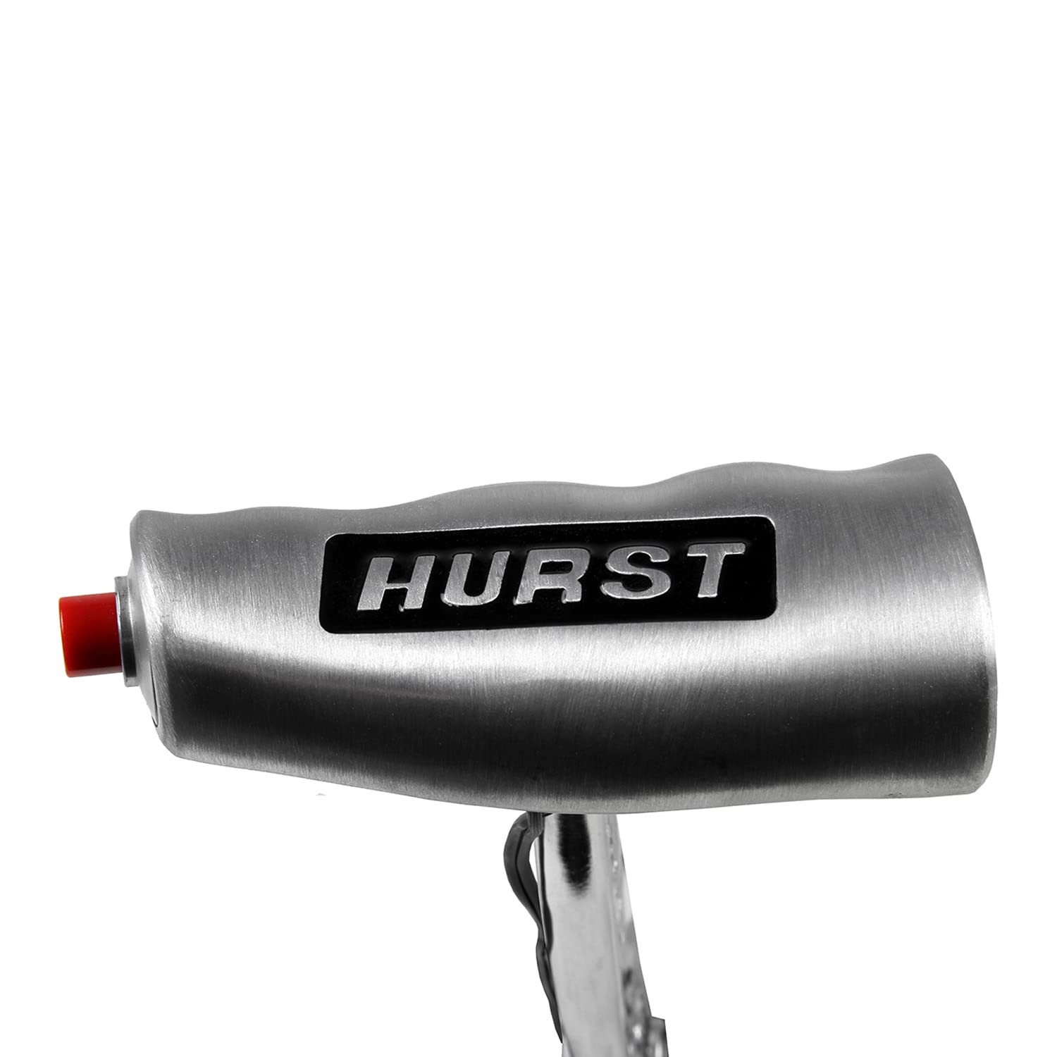 Hurst Universal "T" Handle with Button, Brushed Aluminum 1530010