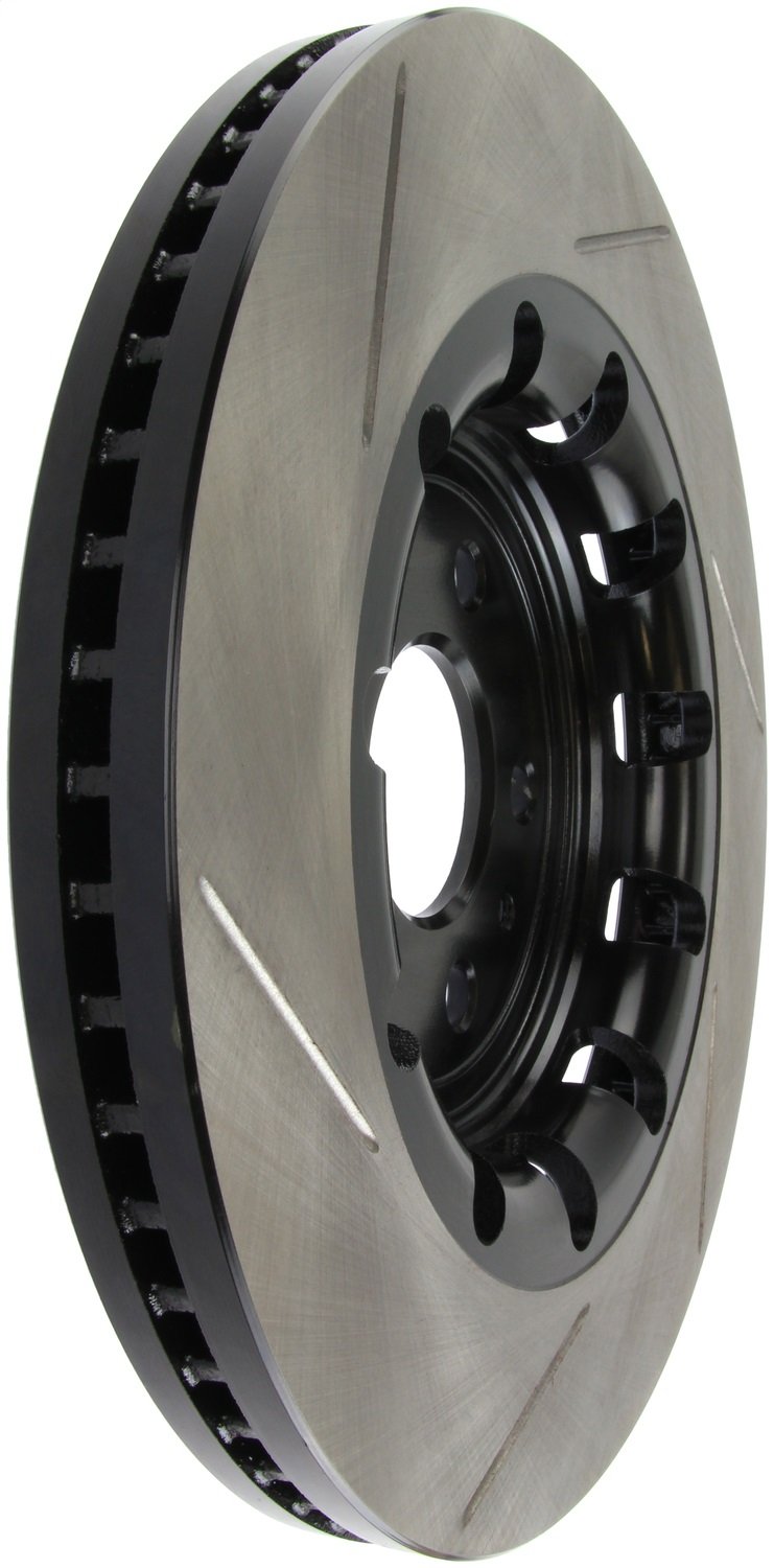 Front Left StopTech 126.65136SL Automotive Replacement Sport Slotted Disc Brake Rotor Fits Select Ford Explorer/Flex/Police Interceptor/Taurus, Lincoln MKS/MKT