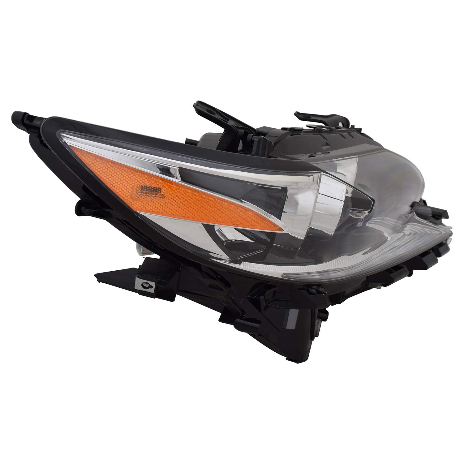Right TYC Headlight Assembly Compatible with 2016-2018 Lexus ES350
