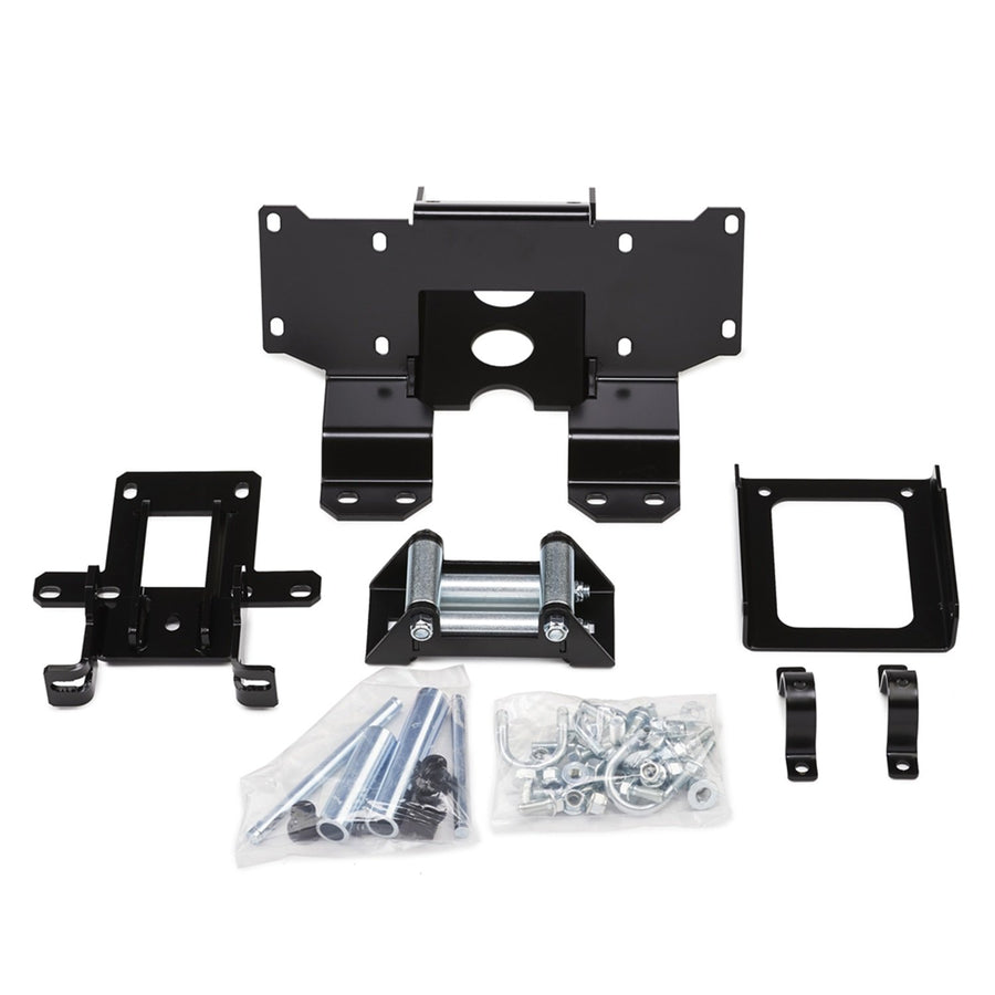 ATV Winch Mount Kit WARN 89050 for Arctic Cat Wildcat,black