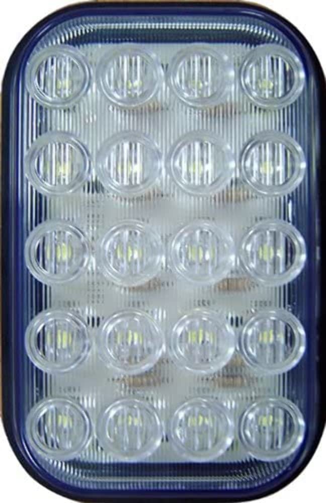 Led Back-Up Light Peterson 850HC-1, Rectangular, Horizontal Ece/Dot 12" Leads W/Plug, Mv