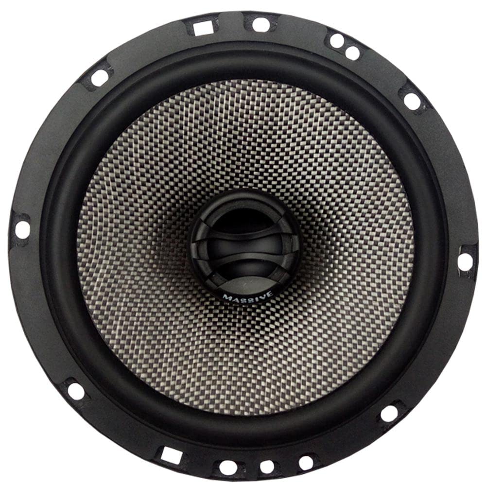 Massive Audio Pair of FX Series 6.5" 4-Ohm 75 Watts RMS 2-Way Coaxial Speakers