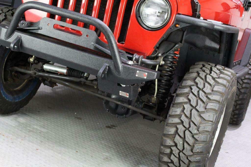 Fishbone Offroad Jeep TJ Steering Box Skid Plate Wrangler TJ 97-06 Black Textured Powdercoat