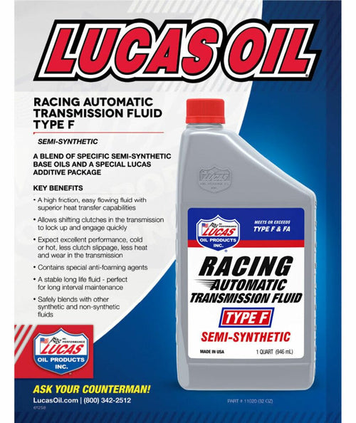 Racing Semi-Synthetic ATF Type F/6x1/Quart
