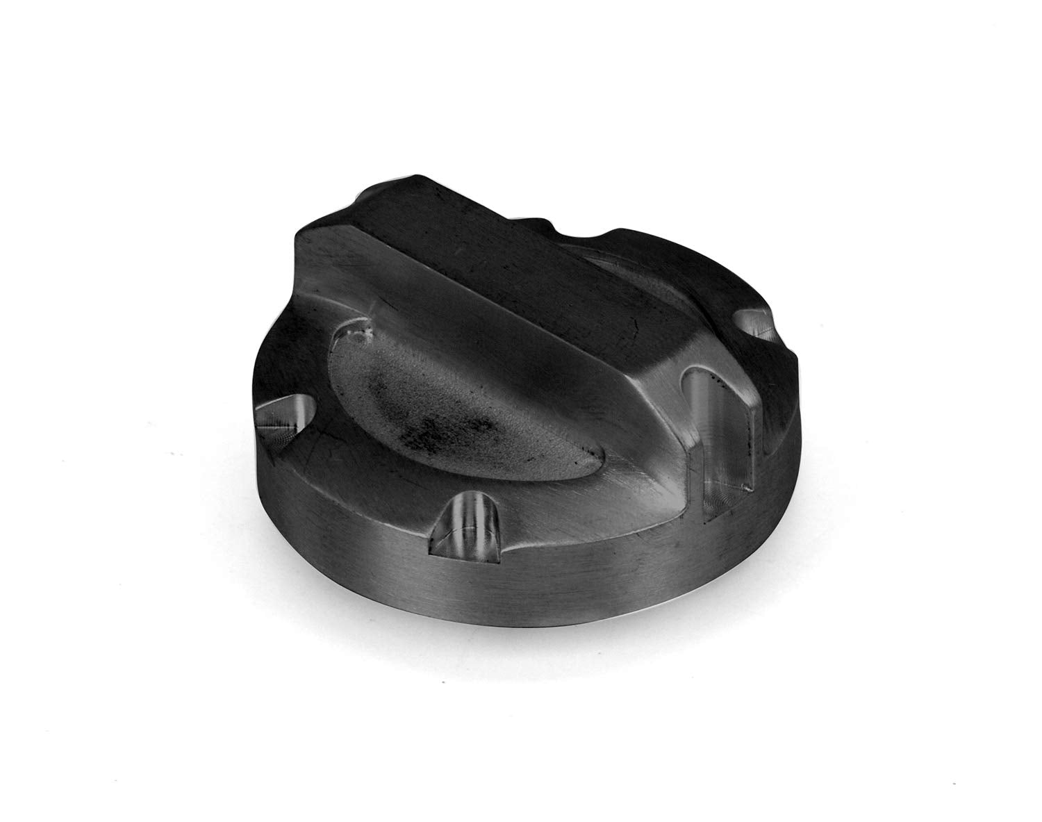 Power Steering Reservoir Cap, Billet, Black Aluminum | Rugged Ridge | 11431.01 | Fits 2007-2011 Jeep Wrangler JK