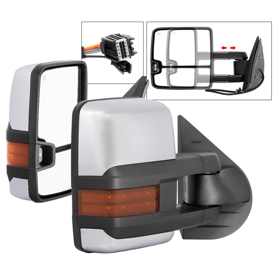 1 Pack Xtune MIR-CSIL07S-G3C-PWH-AM-SET Mirror