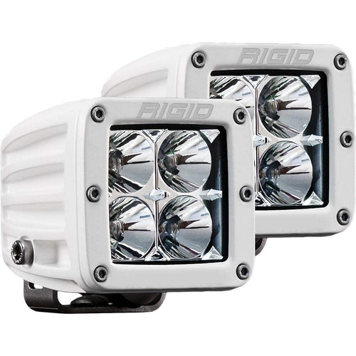 D-Series Pro Hybrid Flood Surface Mount, Set of 2 - Rigid Industries White