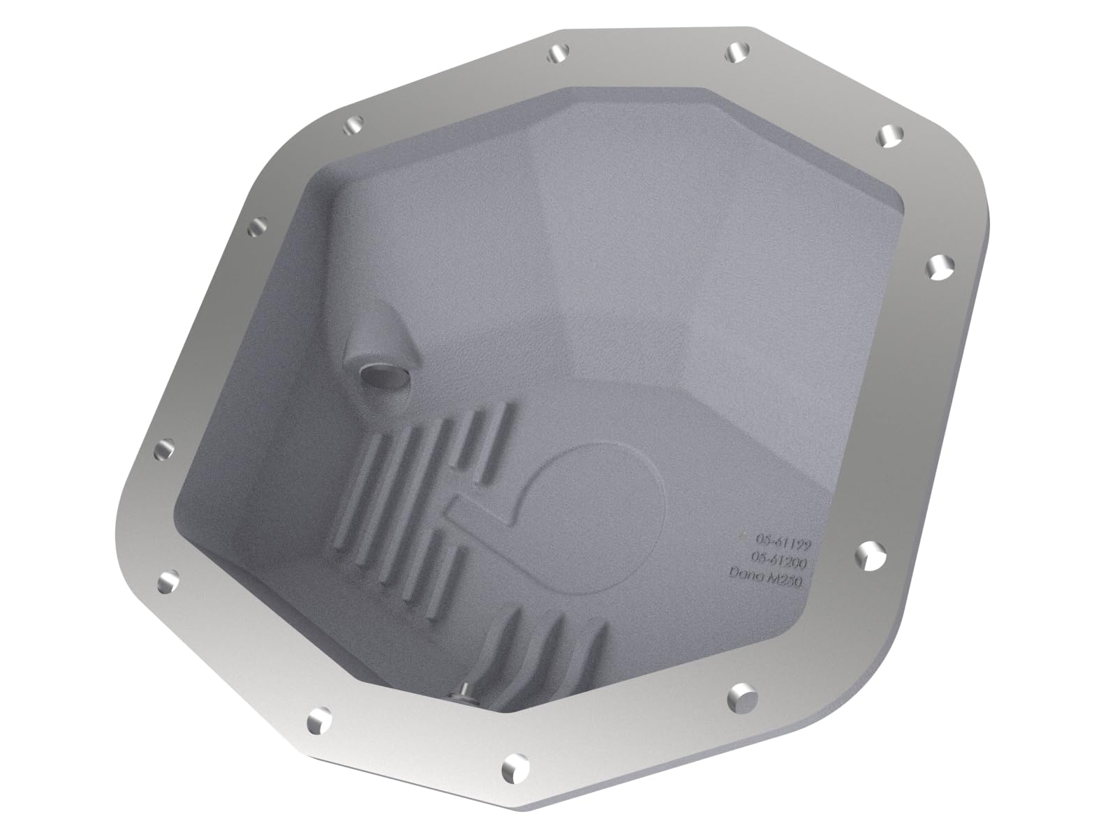 aFe POWER Rear Differential Cover Street Series Raw w/Machined Fins - #46-71280A - RAM 1500 TRX 21-24/1500 RHO 2025