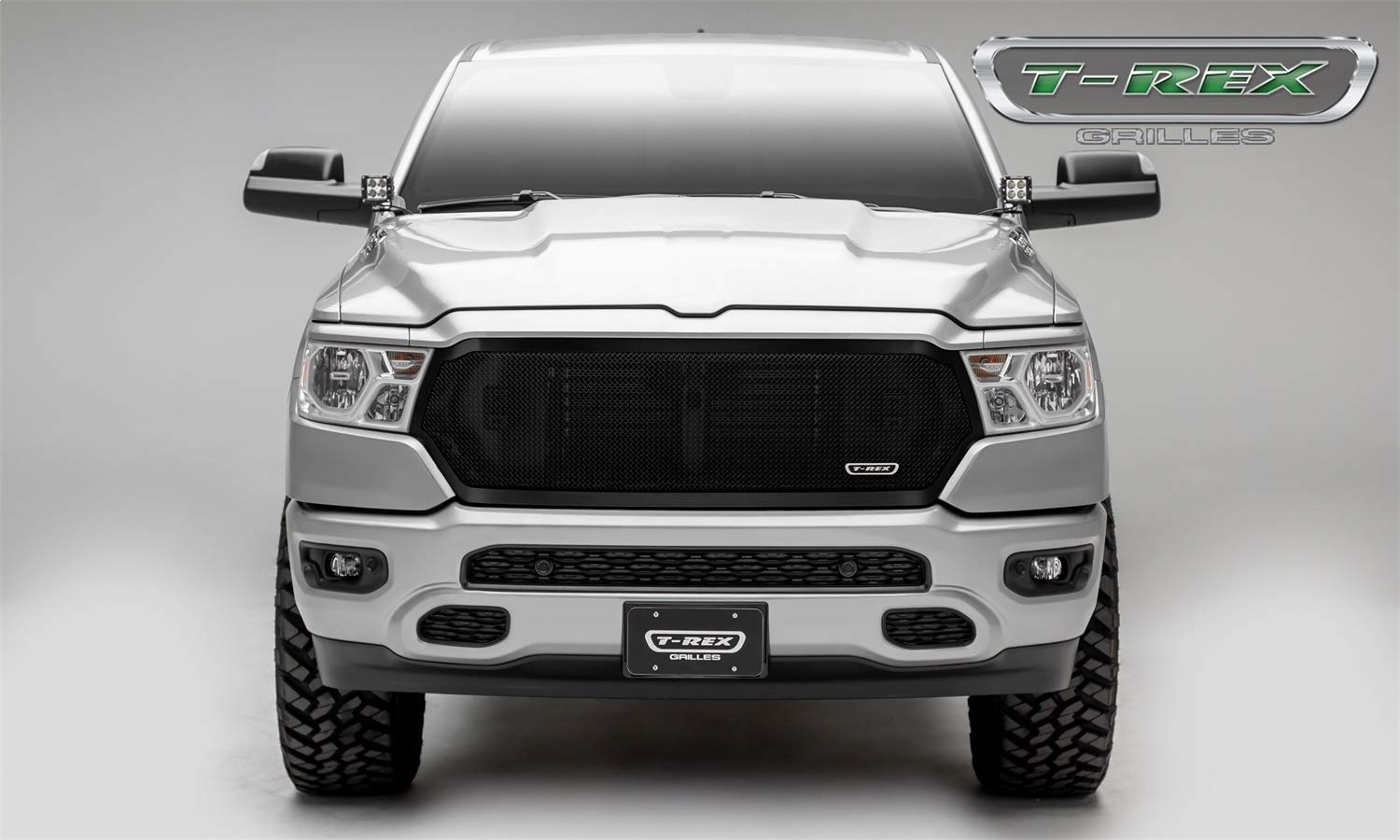 T-Rex Grilles Upper Class Series Main Grille 2019-2022 Ram 1500 Laramie, Lone Star, Big Horn, Tradesman, Black, 1 Pc, Replacement, Does Not Fit Vehicles with Camera - PN #51465