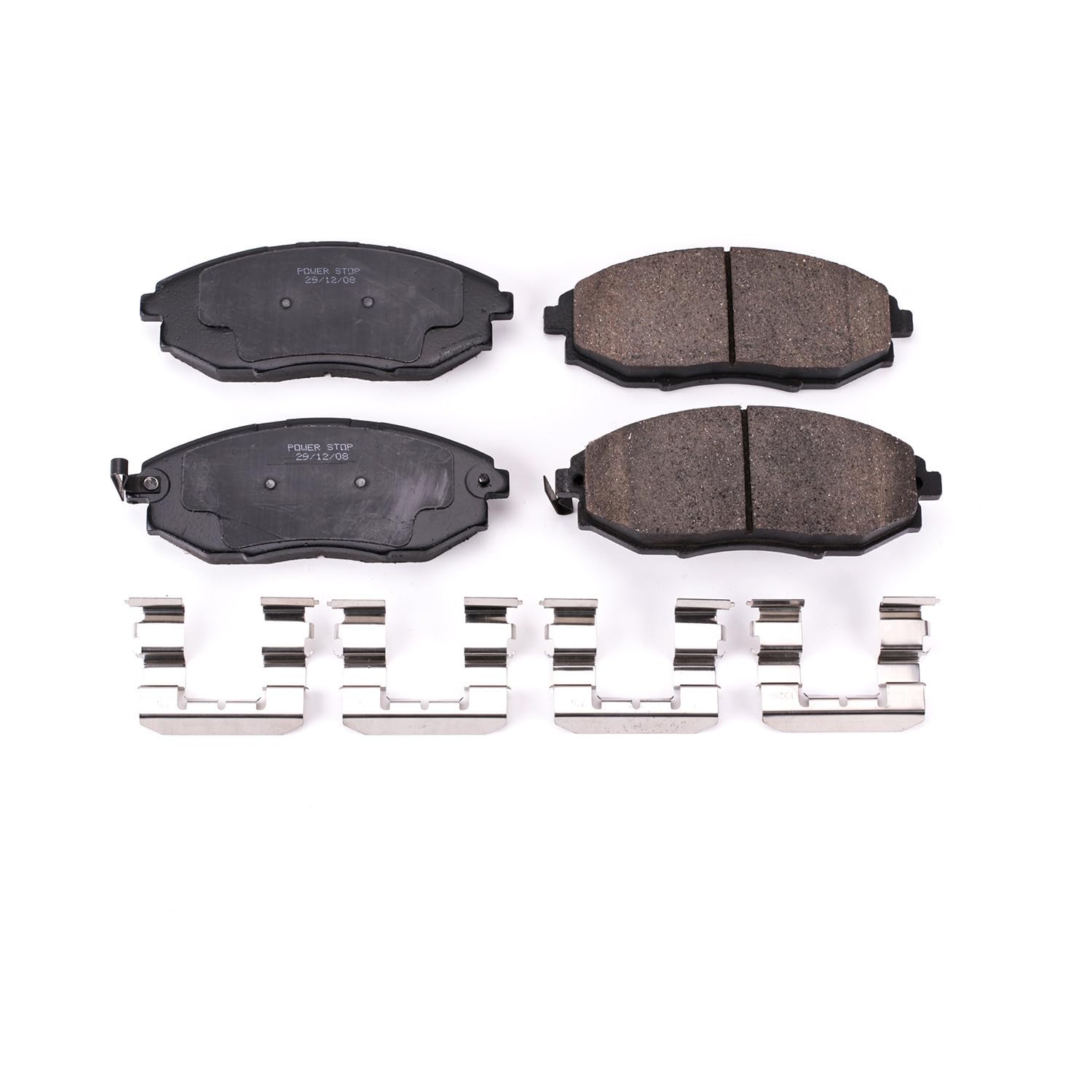 Z17 Power Stop 17-1031 Front Ceramic Brake Pads with Hardware For Chevrolet Epica 2004-2006, Suzuki Verona 2004-2006 [Model Specific]