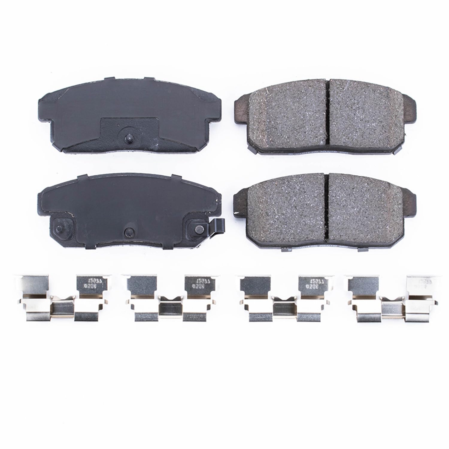 Power Stop Front Brake Kit For Nissan Maxima 2002-03 | Infiniti G20 2001-02 | I30 2000-01 | I35 2002-04 | Sentra 2002-06 - Ceramic Brake Pads With Installation Hardware, 17-900