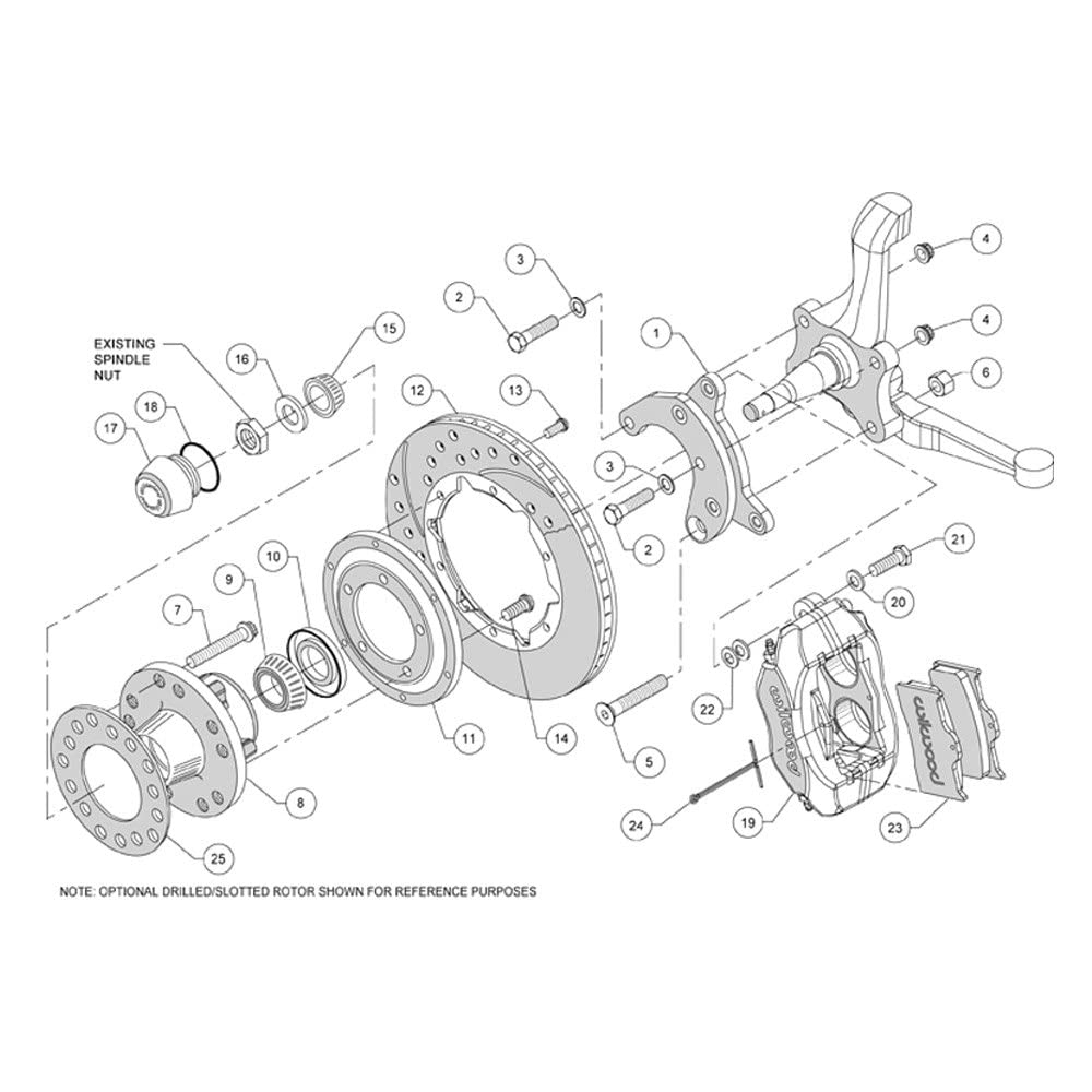Red FDLI Front Kit,11.00"