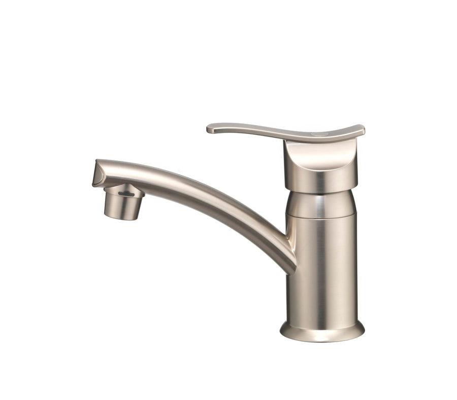 Dura Faucet Streamline RV Single Lever Centerset Lavatory Sink Faucet (Brushed Satin Nickel)