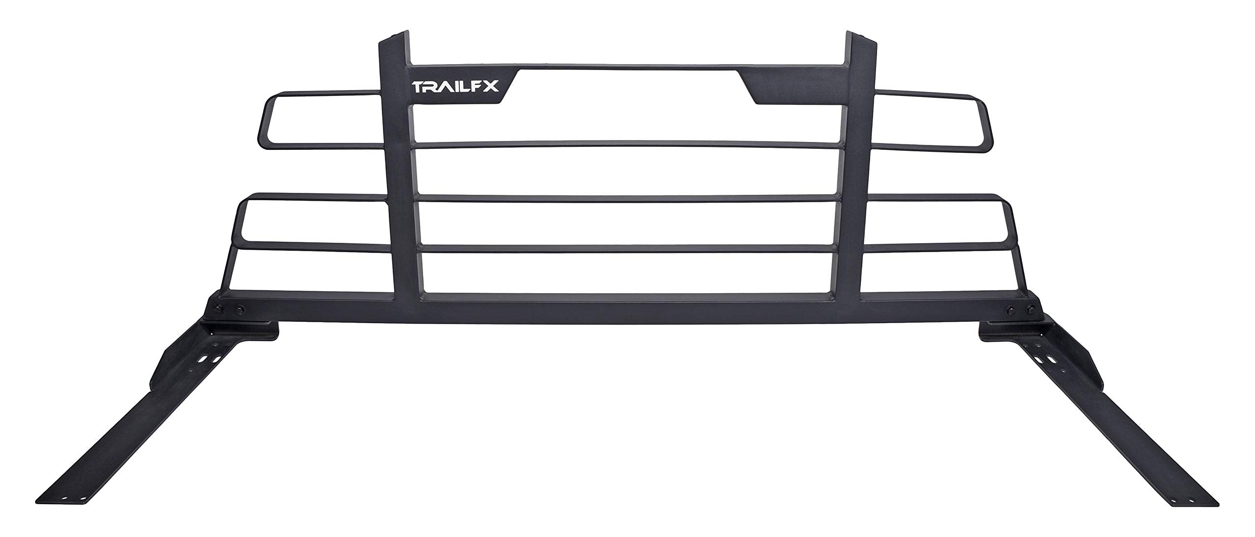 TrailFX Headache Rack Titanium Black Powder Coated Steel Frame Fits Dodge Ram 1500 2002-2024 with Mounting Kit Fits Cross Bed Tool Boxes TrailFX HR002B