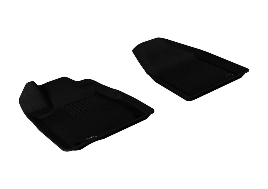 MAXpider 3D Custom Fit Kagu Floor Mat (Black) Compatible With Acura MDX 2007-2013 - R1