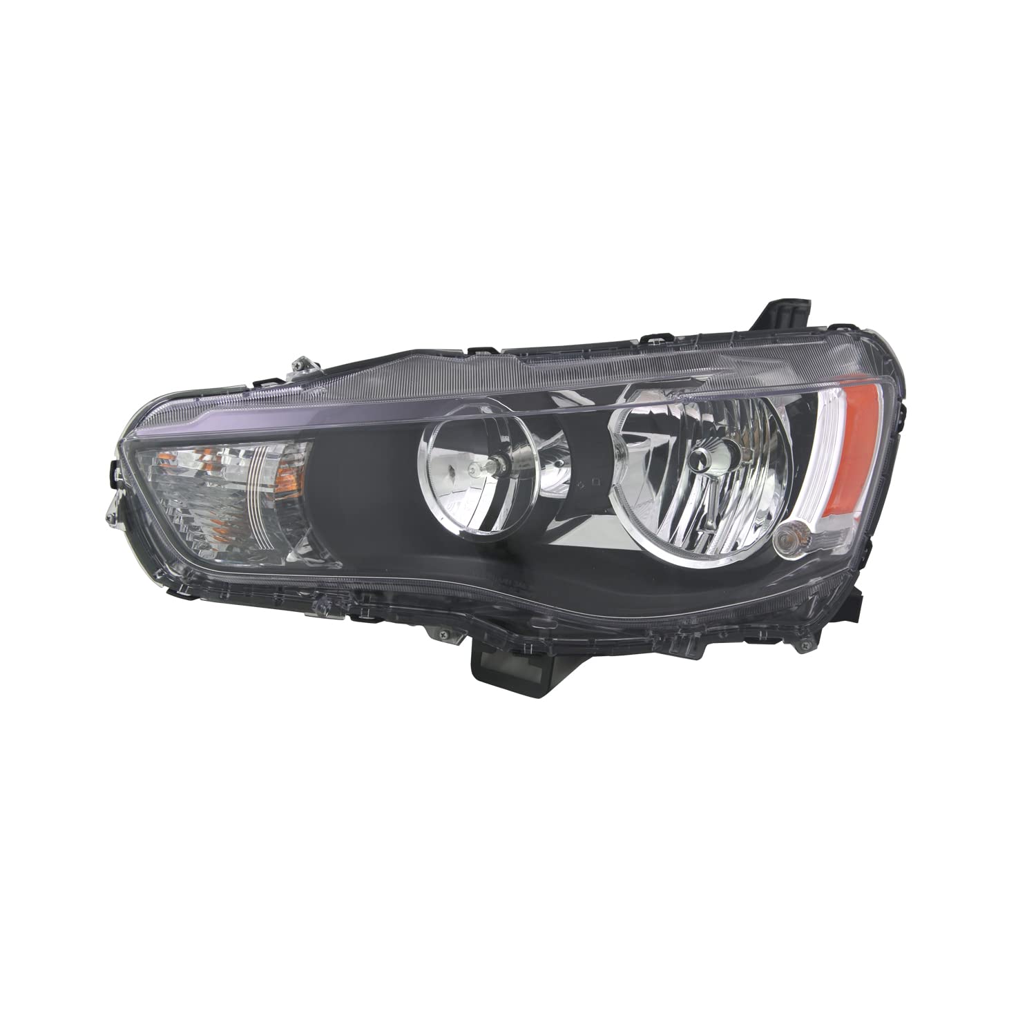 Left TYC Headlight Assembly Compatible with 2010-2013 Mitsubishi Outlander
