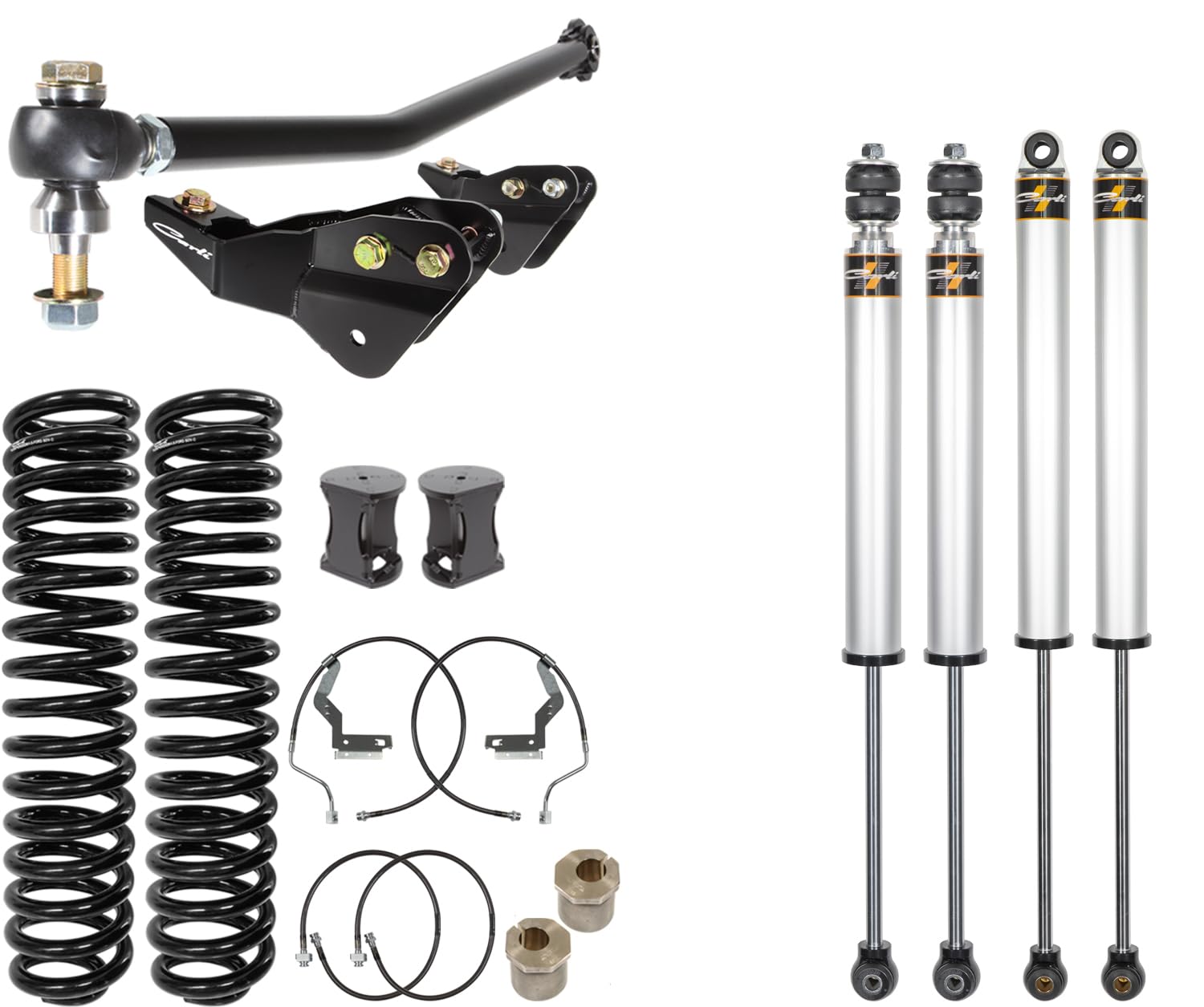 Carli 2.0 Commuter System, Base, 4.5/5.5" Lift, 2017-22 Ford F250/F350, Diesel