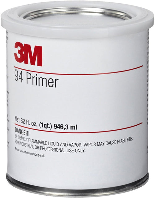 3M Tape Primer 94, Light Yellow, 1 Quart Can, 32 Fl Oz (Pack of 1) 3M23929