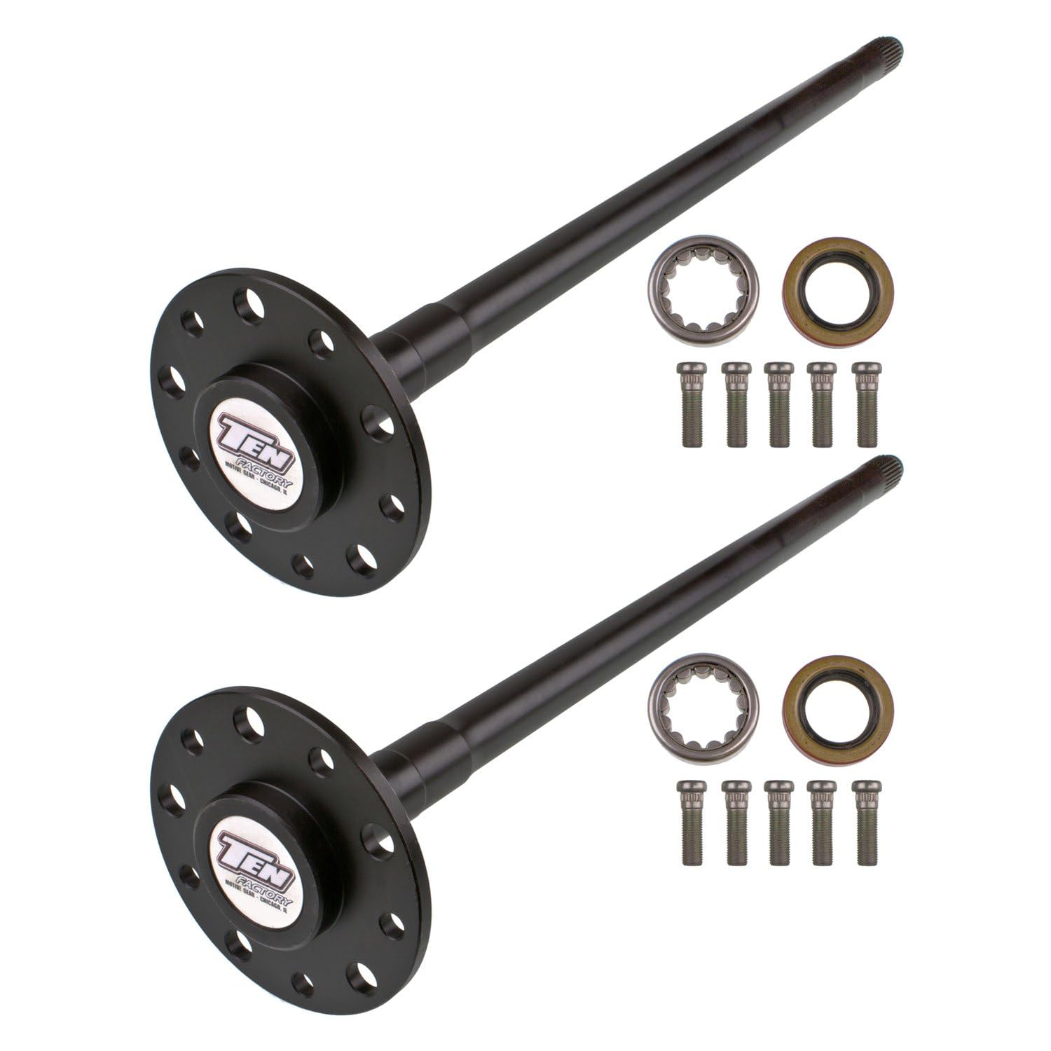 Motive Gear Performance Differential MG22101 - Ten Factory Axle Shaft; Rear; 30.120 in. Overall Length; 28 Spline; 5 Lug; Dual BC;