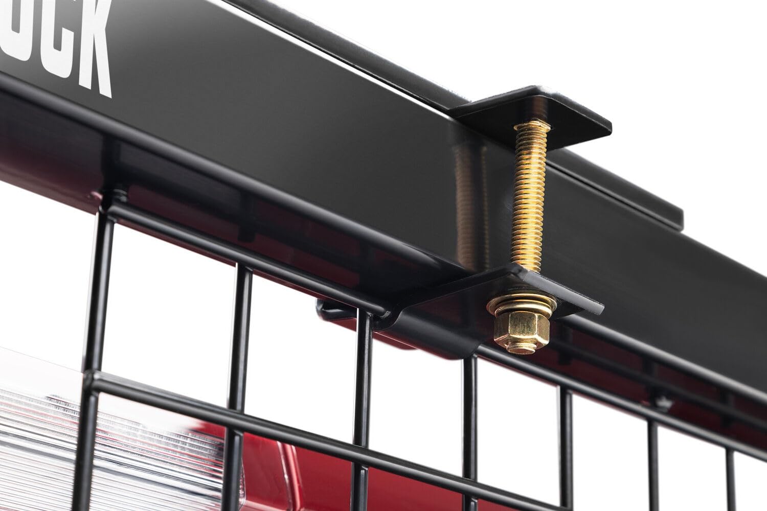 RealTruck BACKRACK Off-Road Light Bracket | Black, No Drill | 42005 | Universal w Frame's