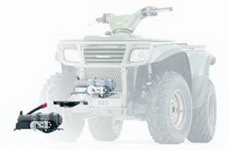 ATV Winch Mount WARN 80371 for Polaris Ranger Side x Side (2009-2017), black