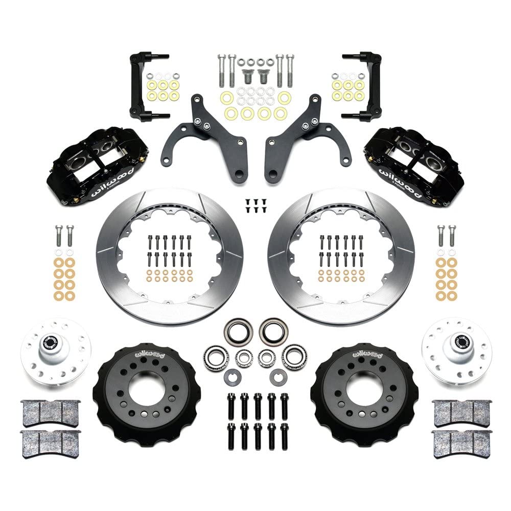 12.88" FNSL6R Hub Front Kit, Drill, Red