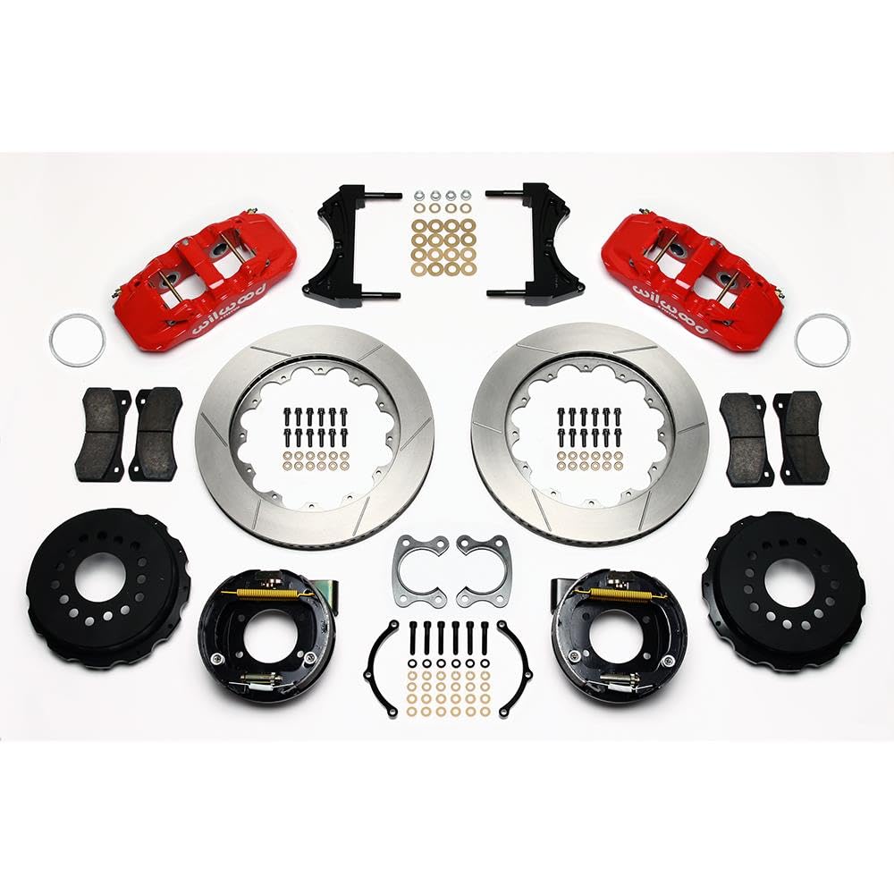 Red AERO4 Rear P-Brake Kit,14.00"