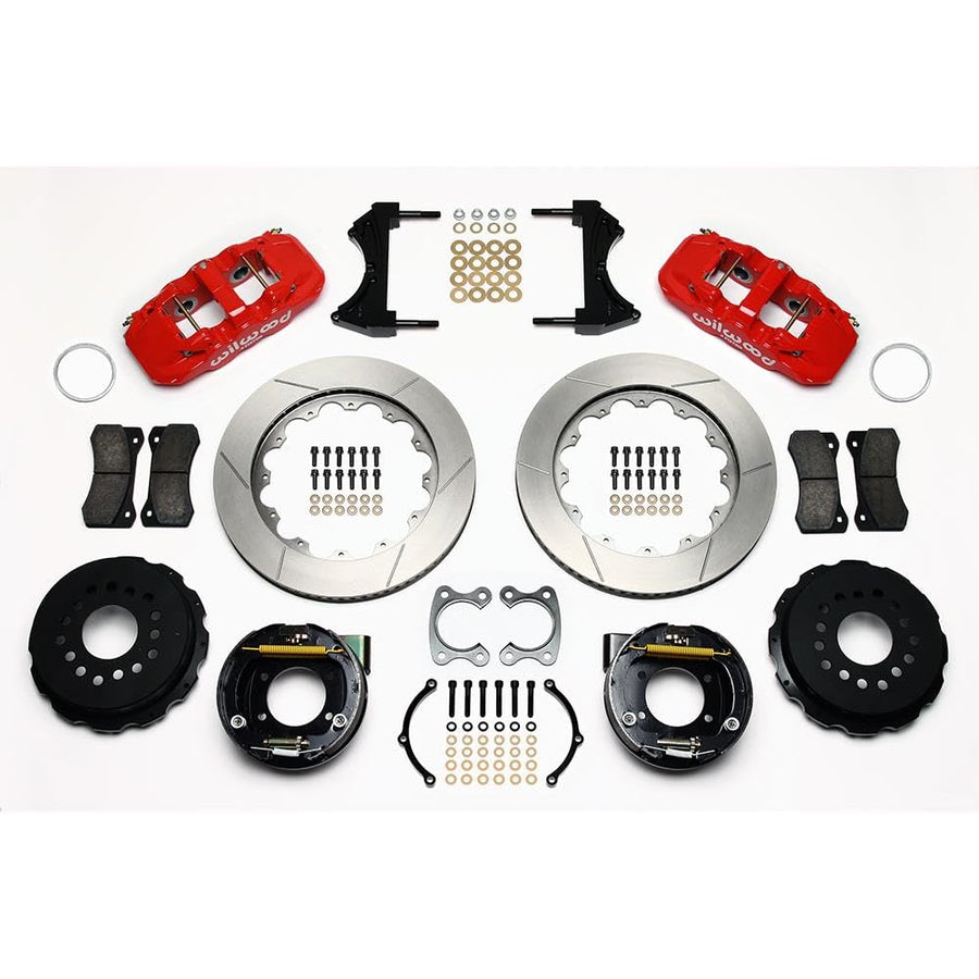 Red AERO4 Rear P-Brake Kit,14.00"