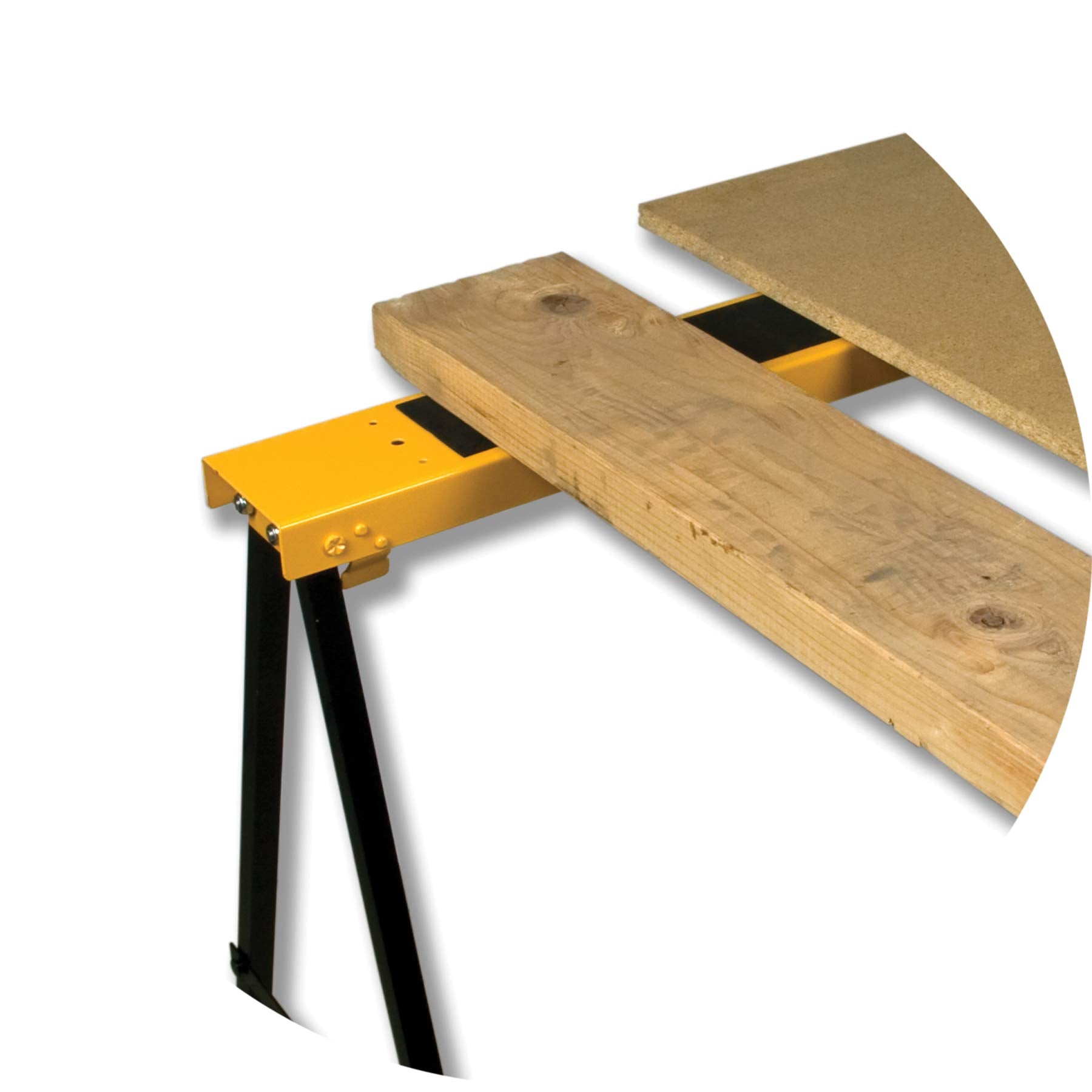 Folding Metal Sawhorse Performance Tool W54035 (250 lb capacity)