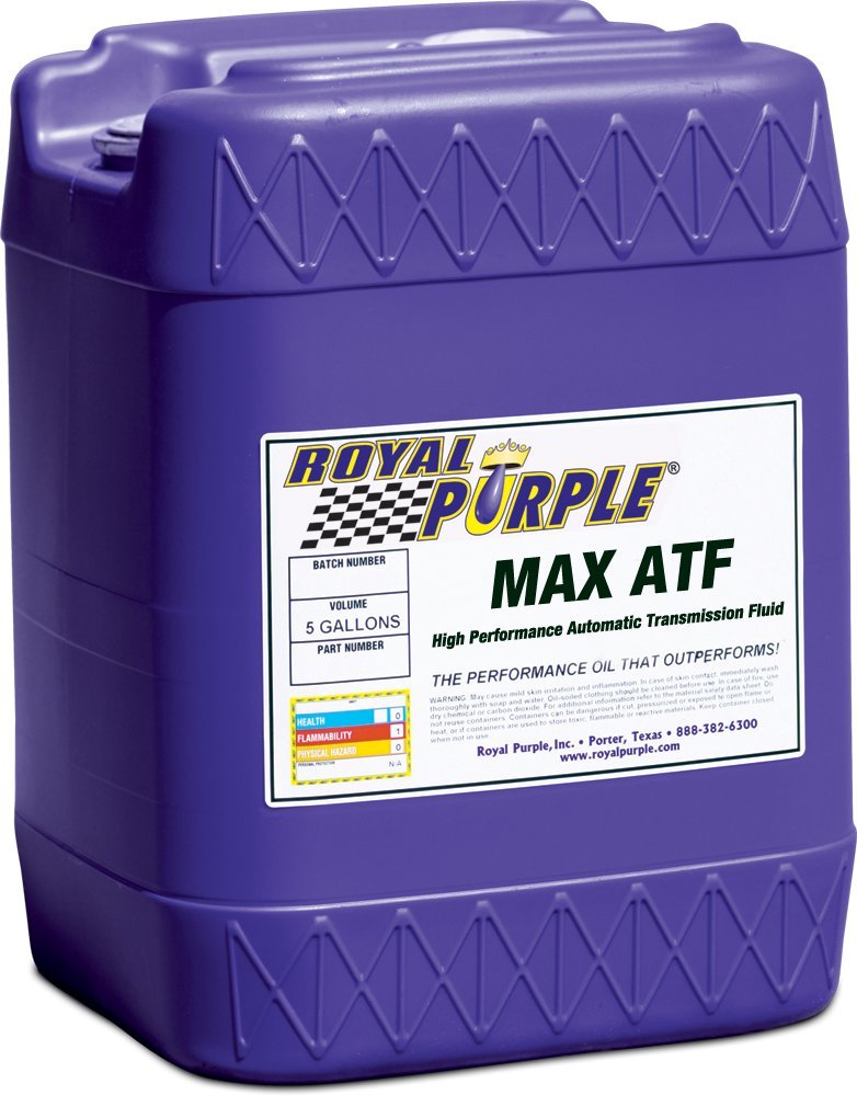 Max ATF Royal Purple 05320 High Performance Multi-Spec Synthetic Automatic Transmission Fluid - 5 Gallon