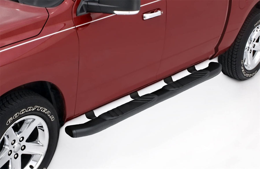 5" Oval Bent Lund Running Boards Black 22758046