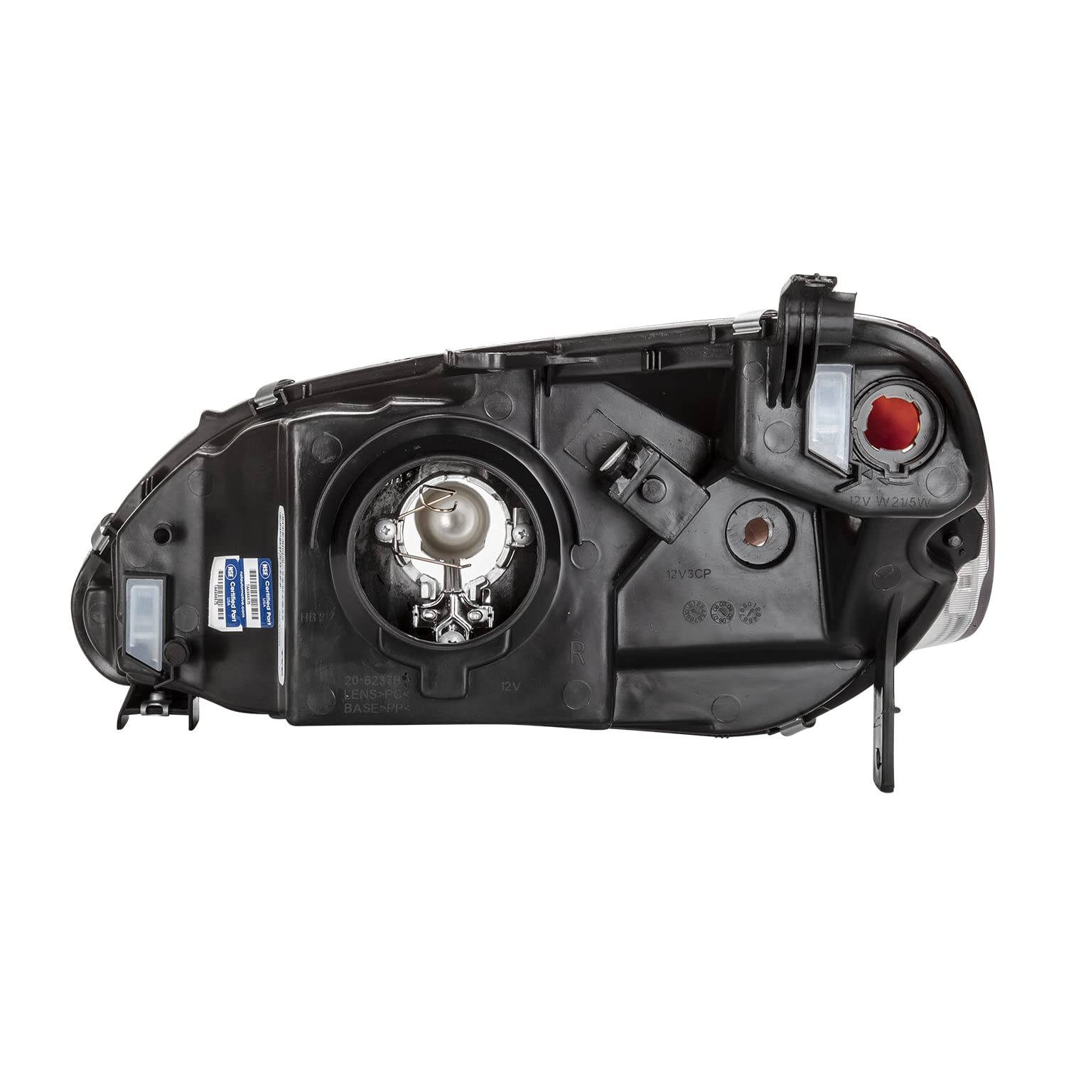 Right TYC Headlight Assembly Compatible with 2001-2003 Honda Civic