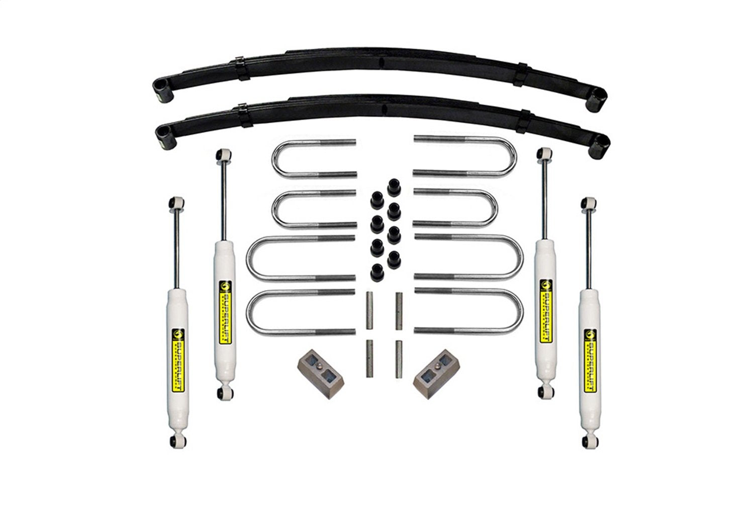 2.5" Lift Kit Superlift Suspension for Chevy/GMC K-Series | Complete Lift Kit with Front & Rear Shadow Series Shocks | K414 | Fits 1973-1991 Chevrolet K10 / GMC K15 4WD