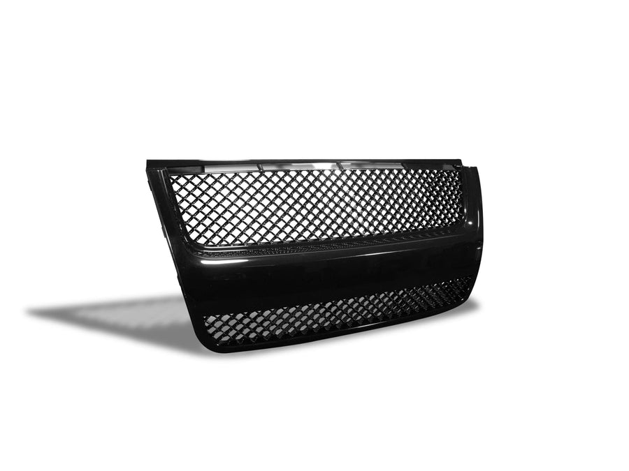 7148147 Armordillo USA Mesh Front Hood Grille - Gloss Black Fits 2007-2010 Ford Explorer Sport Trac