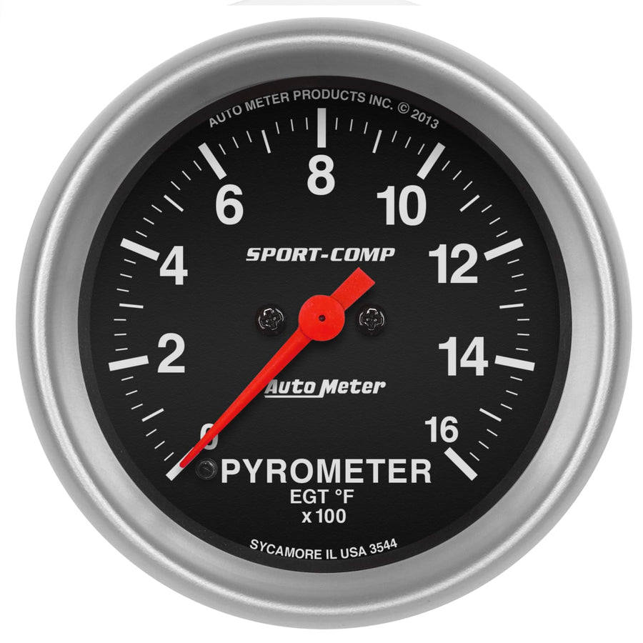 Auto Meter Sport-Comp 3544 Electric Pyrometer Gauge Kit