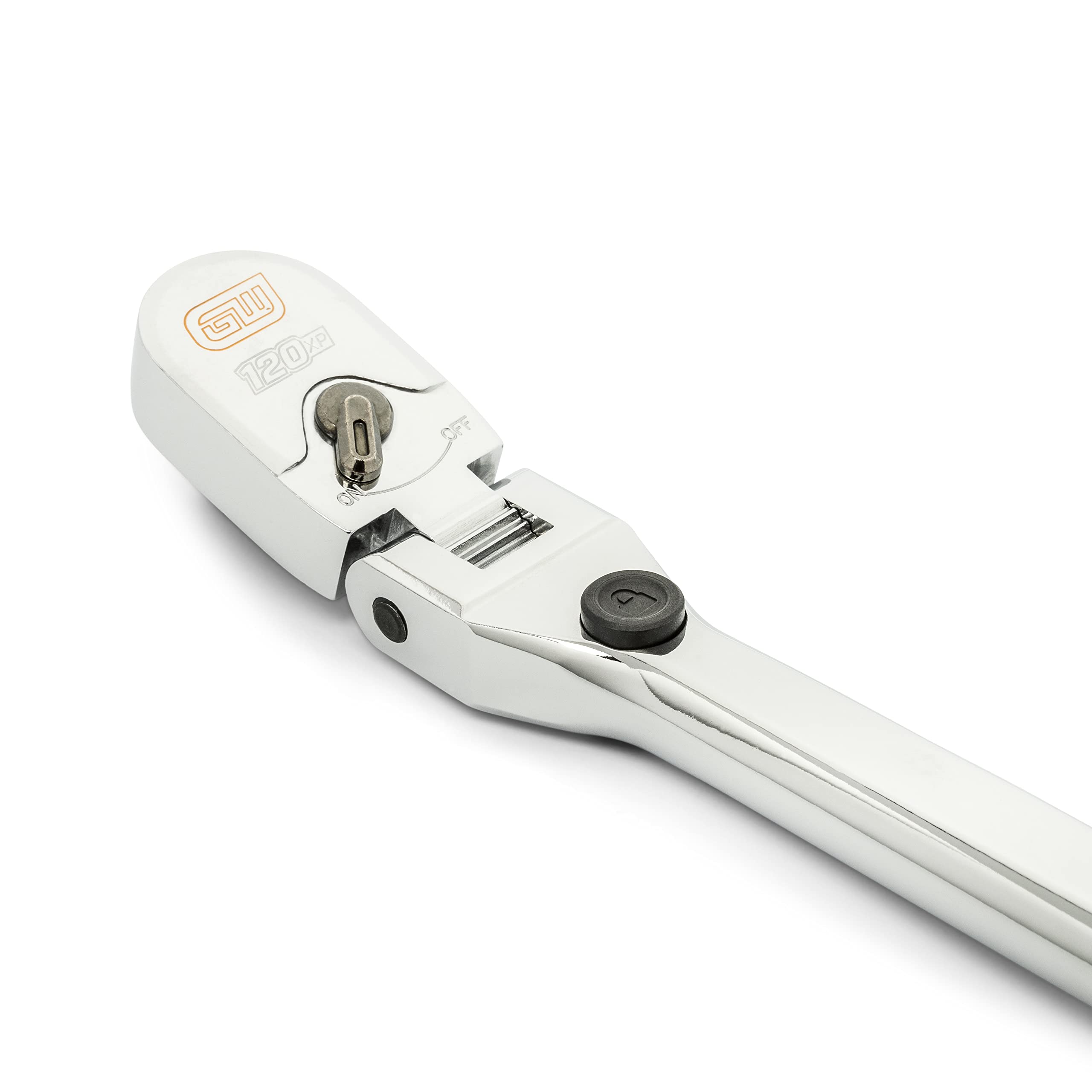 3/8" Drive GEARWRENCH 120XP Locking Flex Head Ratchet with Cushion Grip - 81321