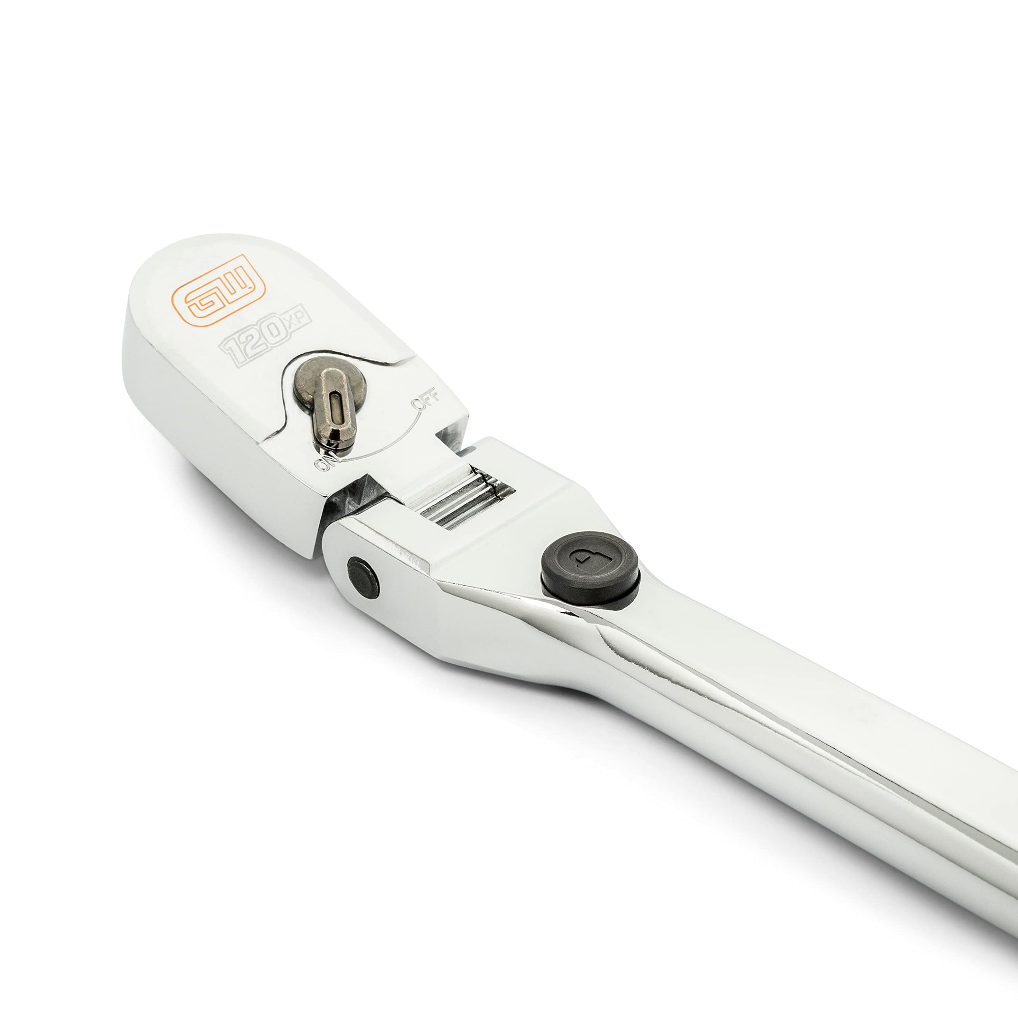3/8" Drive GEARWRENCH 120XP Locking Flex Head Ratchet with Cushion Grip - 81321