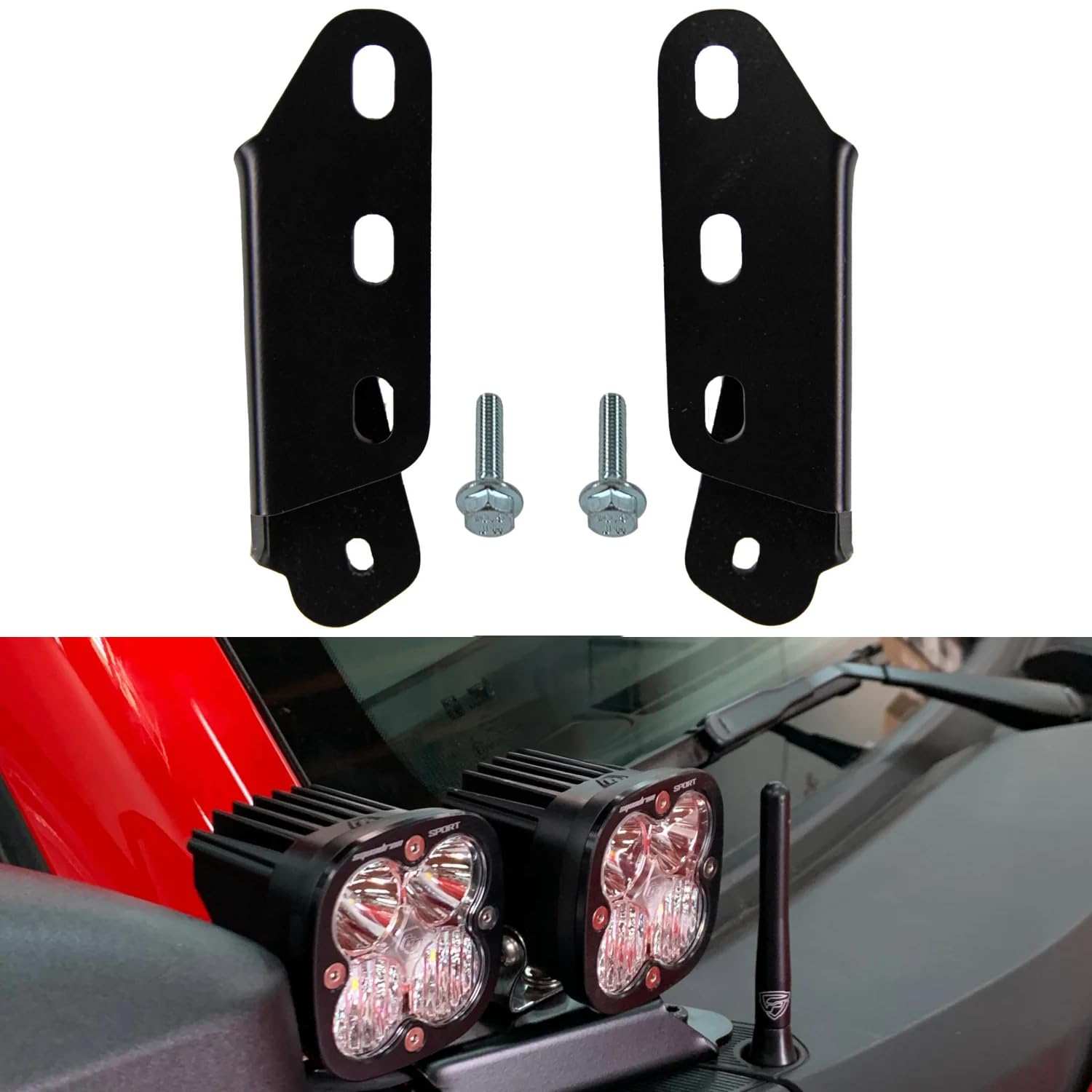 A-Pillar Light Bracket Kit Grimm OffRoad for Ford Bronco 2021+