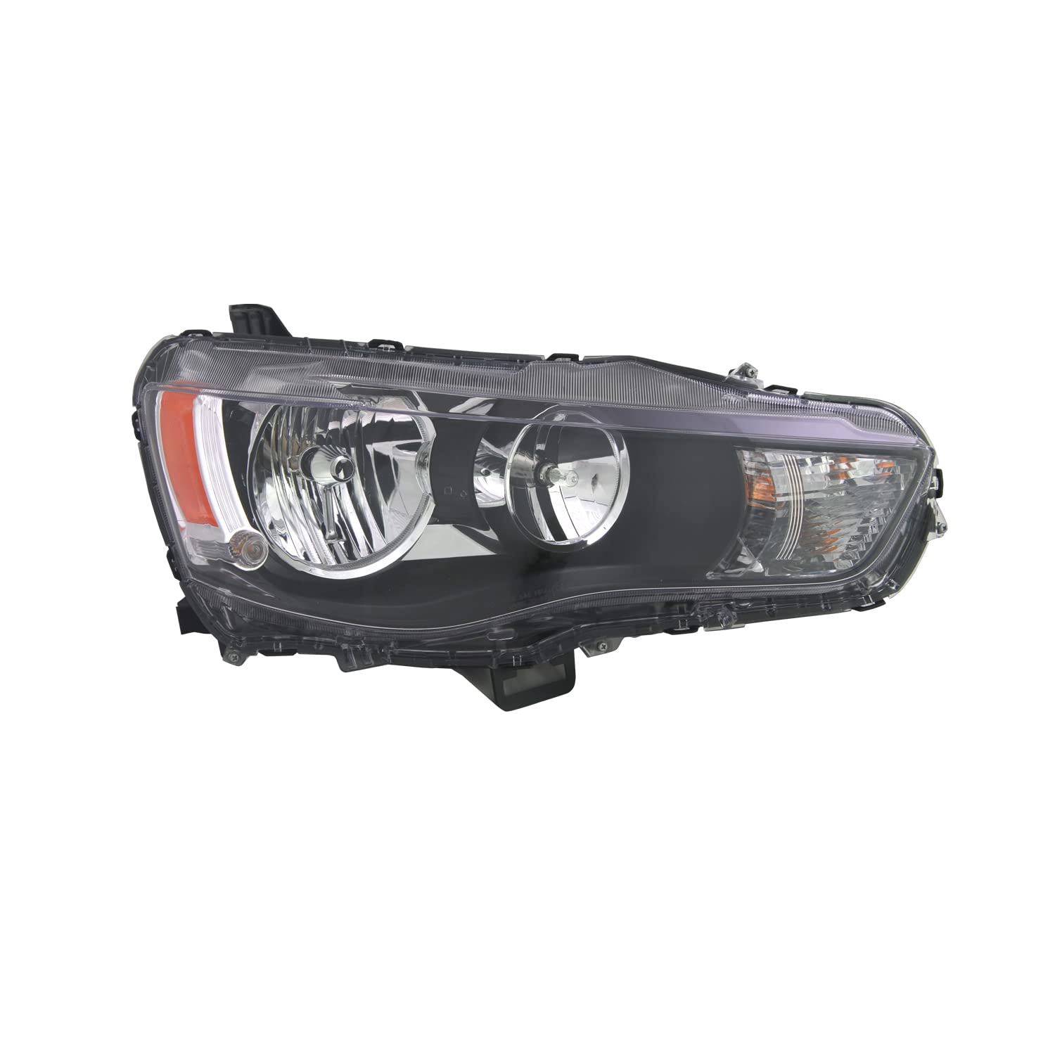 Right TYC Headlight Assembly Compatible with 2010-2013 Mitsubishi Outlander