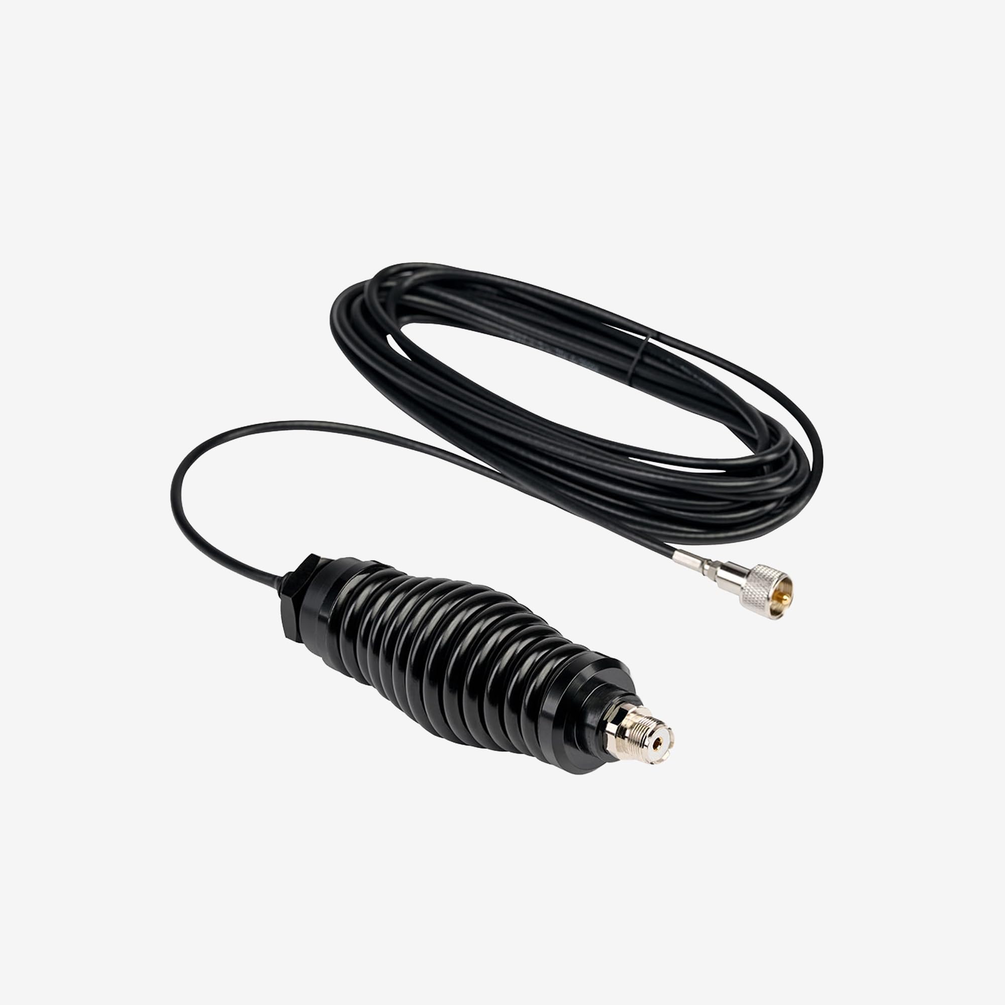 MXAT04VP-6.6dB Midland Heavy-Duty Bull Bar Antenna with Spring Base Micromobile - 47.5” with 462-468 MHz Frequency - Long Range GMRS Communication - Overlanding Off-Roading - (Bundle)